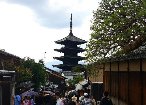 Photo: Ninenzaka, the historic thoroughfare in Higashiyama district leading to Kiyomizu-dera, (August 2019), Nicholas Lemon